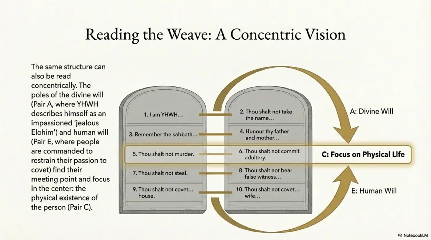 Reading the Weave: Concentric Vision