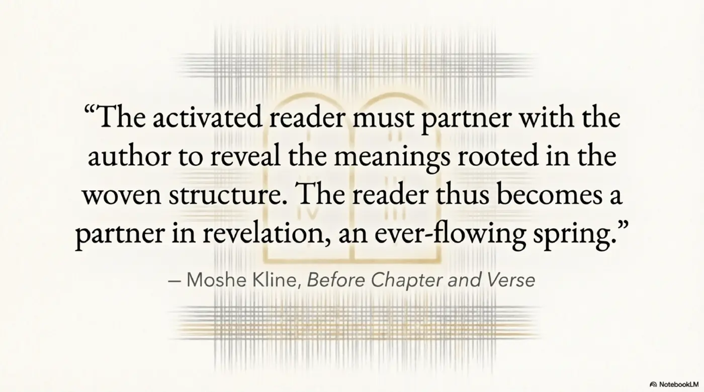 Quote from Moshe Kline