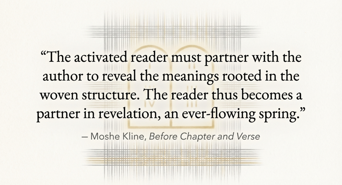 Slide 14: Quote from Moshe Kline